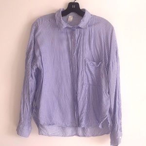 H&M Striped Blouse